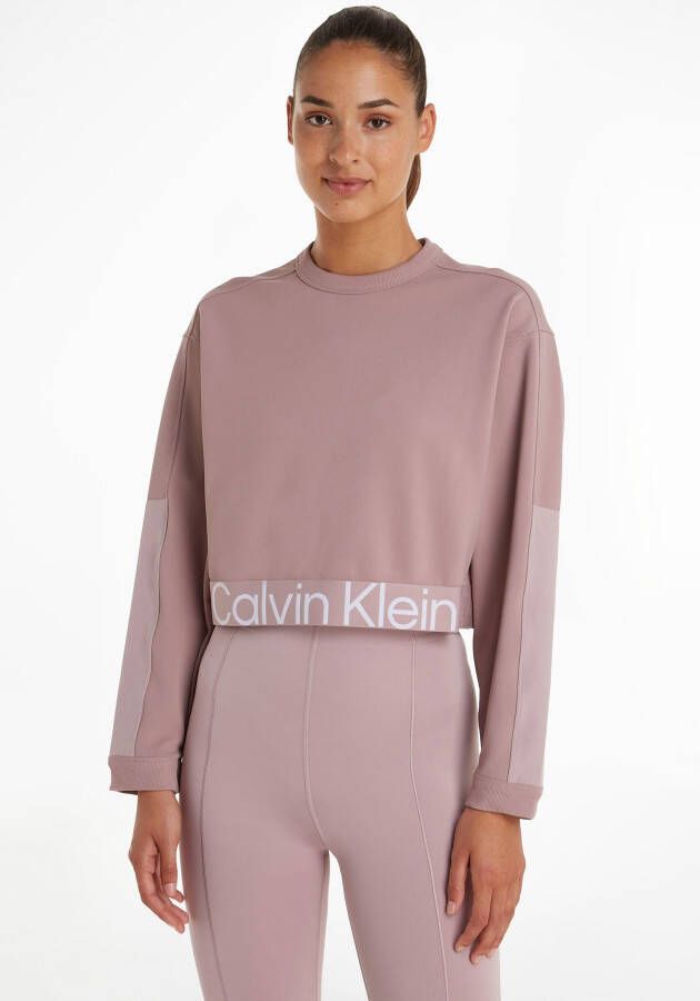 Calvin Klein Performance Sweatshirt met labeldetail