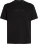 Calvin Klein Heren Zwart Beauty Katoenmix T-shirt met Logo Zwart Heren - Thumbnail 2