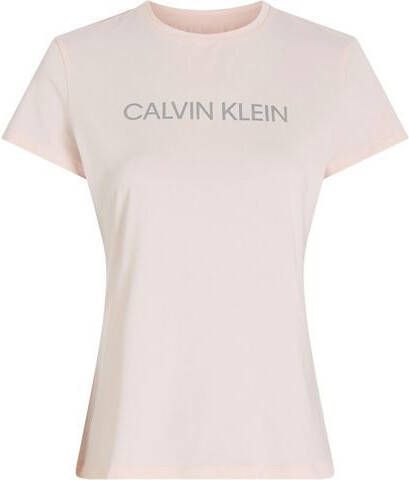 T shirt WO SS T Shirt met calvin klein logo opschrift