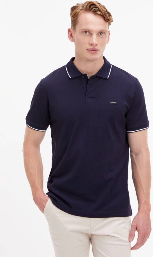 Calvin Klein Poloshirt STRETCH PIQUE TIPPING POLO