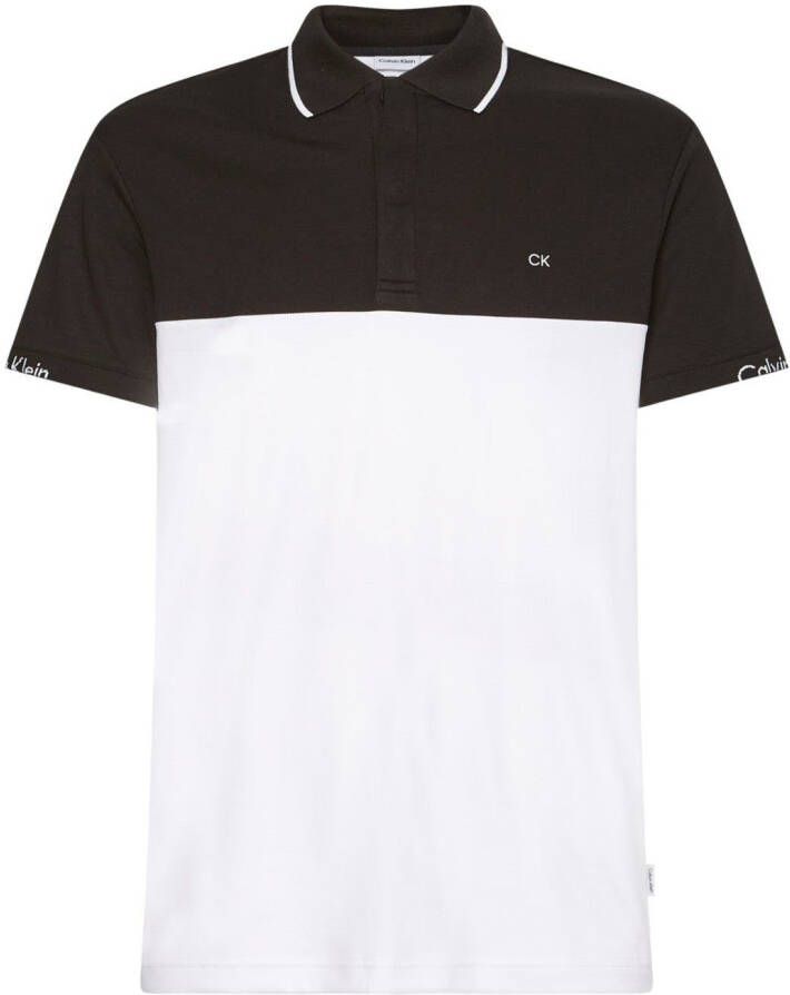 Calvin Klein Poloshirt LIQUID TOUCH BLOCKING LOGO POLO