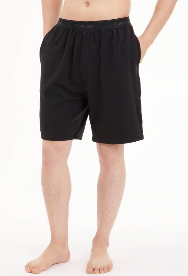 Calvin Klein Pyjamashort met logo-opschrift aan de onderbroekband