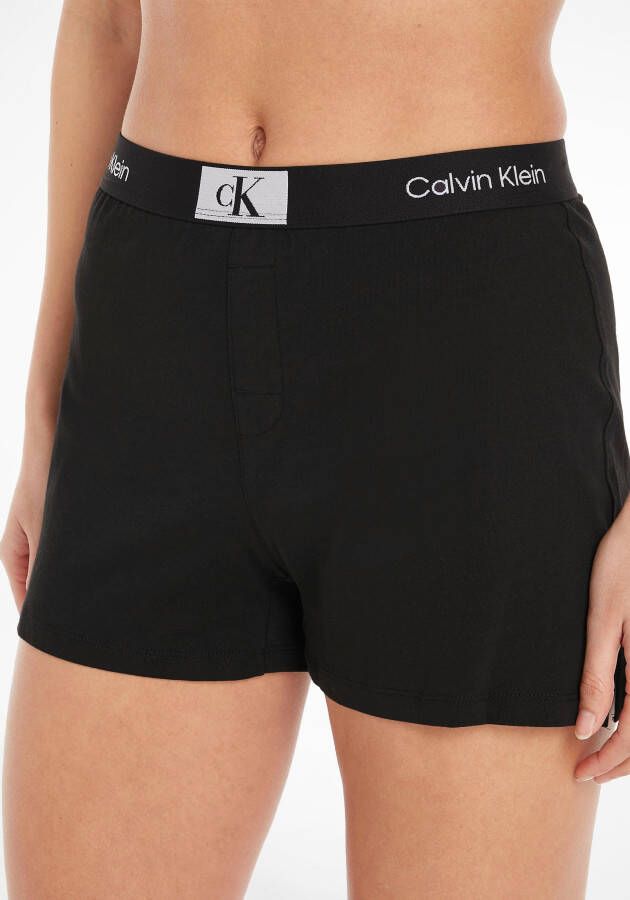 Calvin Klein Underwear Korte broek met labeldetails