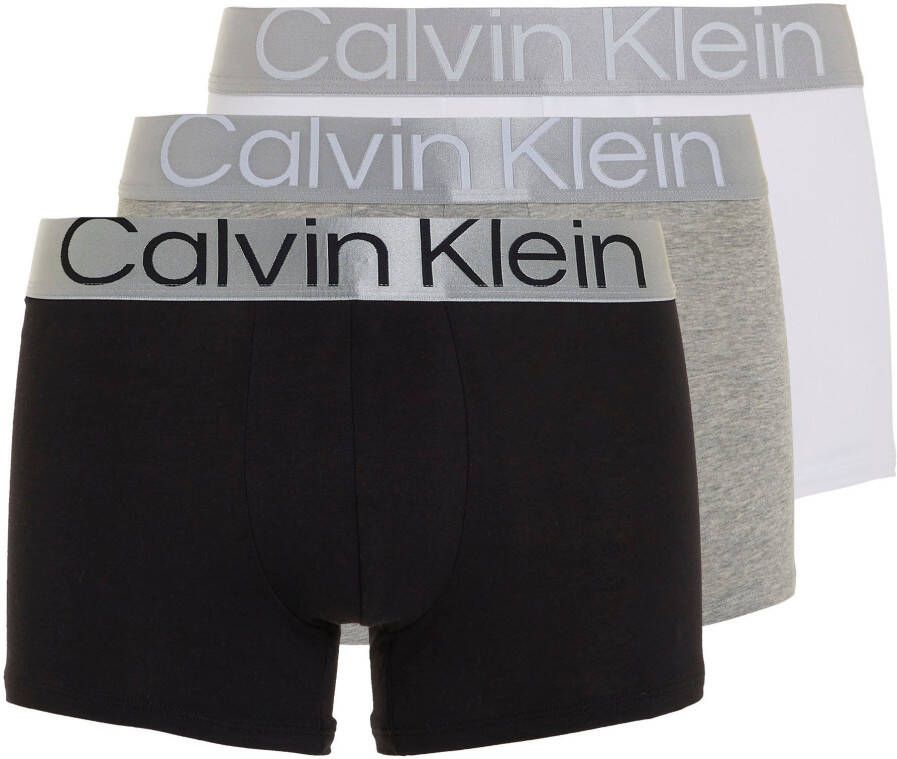 Calvin Klein Trunk met logo-opschrift op de band (3 stuks Set van 3)