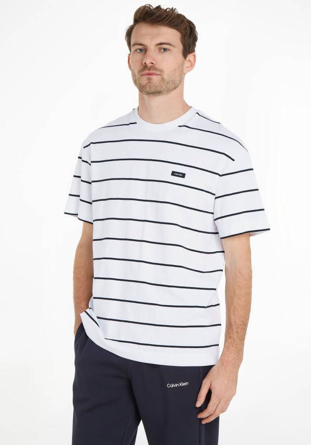 CK Calvin Klein T-shirt met streepmotief