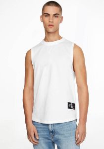 Calvin Klein Shirt met korte mouwen met jeans logobadge