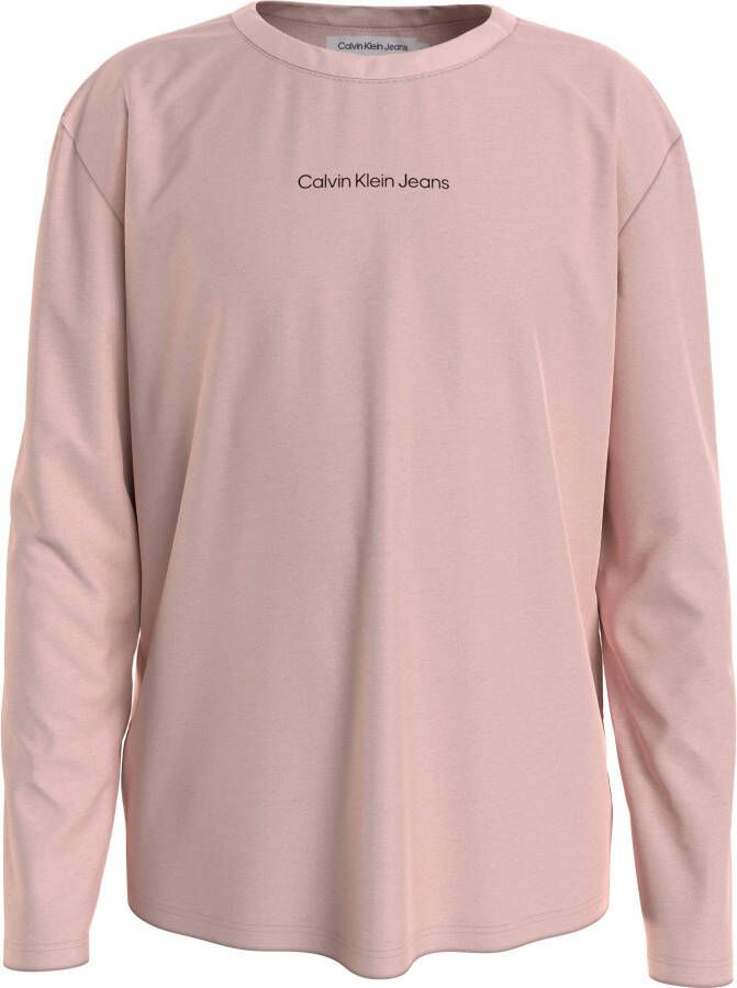 Calvin Klein Shirt met lange mouwen CKJ LOGO LS T-SHIRT