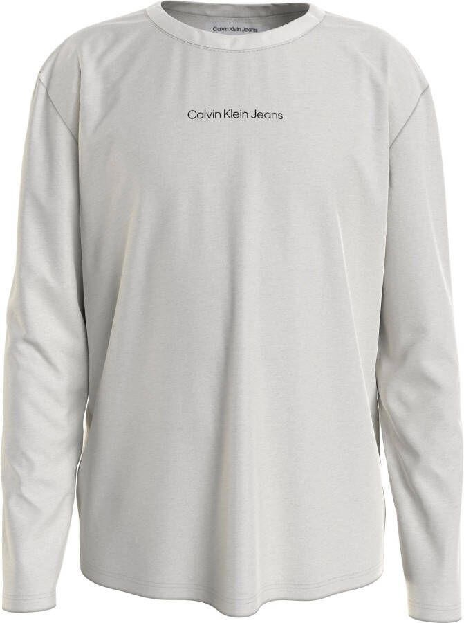 Calvin Klein Shirt met lange mouwen CKJ LOGO LS T-SHIRT