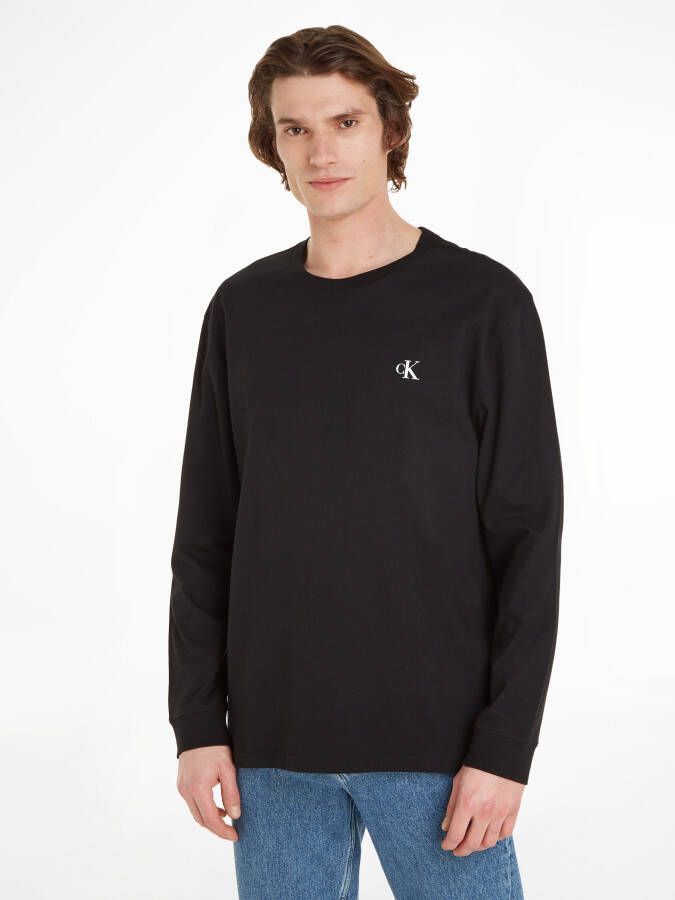 Calvin Klein Shirt met lange mouwen MONOLOGO LS BACK GRAPHIC TEE