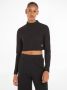 Calvin Klein Jeans Zwarte T-shirt met lange mouwen voor dames Black Dames - Thumbnail 2