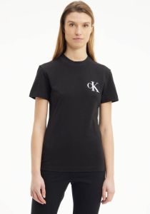 Calvin Klein Shirt met ronde hals CK INSTITUTIONAL TEE met monogram
