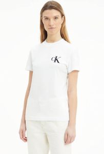 Calvin Klein Shirt met ronde hals CK INSTITUTIONAL TEE met monogram