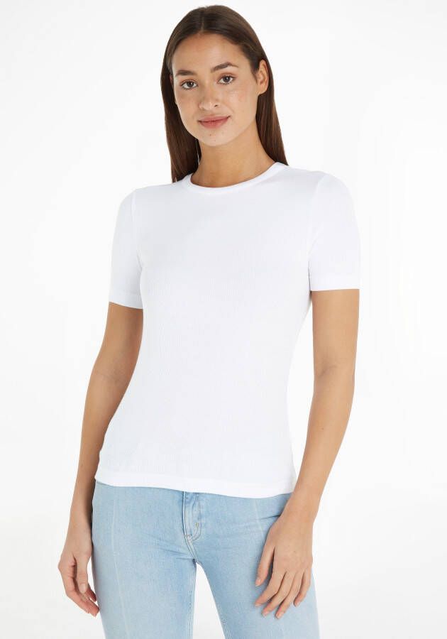 Calvin Klein Shirt met ronde hals met een ronde hals