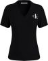 Calvin Klein Shirt met V-hals MONOLOGO SLIM V-NECK TEE met logoprint - Thumbnail 3