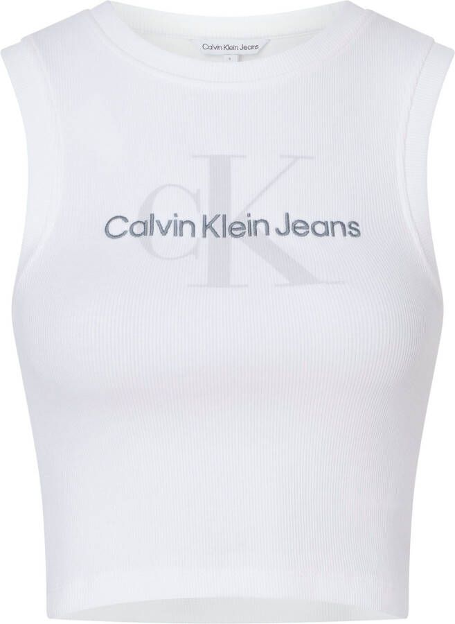 Calvin Klein Jeans T-shirt Korte Mouw ARCHIVAL MONOLOGO RIB TANK TOP