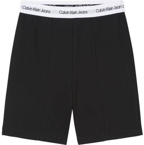 Calvin Klein Short REPEAT LOGO MILANO CYCLING SHORT met jeans logo opschrift in de taille