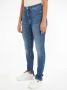 Calvin Klein Skinny fit jeans HIGH RISE SUPER SKINNY ANKLE met jeans leren badge op de achterkant van de tailleband - Thumbnail 1