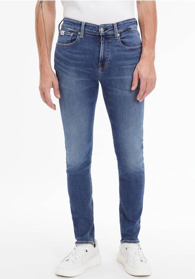 Calvin Klein Men Clothing Jeans Denim Ss23 Blauw Heren