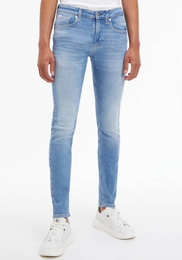 Calvin Klein Stijlvolle Denim Jeans voor Mannen en Vrouwen Blauw Heren