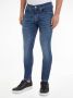 Calvin Klein Slim Fit Donkerblauwe Denim Jeans voor Heren Blauw Heren - Thumbnail 2