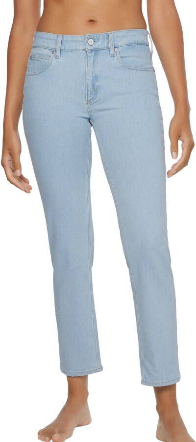 Calvin Klein Slim fit jeans MID RISE SLIM ANKLE met logobadge