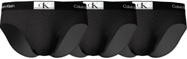 Calvin Klein Underwear Plus SIZE slip met labeldetails in een set van 3 stuks