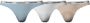 Calvin Klein Underwear String met logostitching in een set van 3 stuks model 'TABLE' - Thumbnail 2