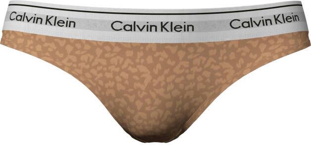 Calvin Klein Underwear String met dierenprint model 'MODERN COTTON'