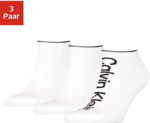 Calvin Klein Sneakersokken met middenvoetelastiek (3 paar)