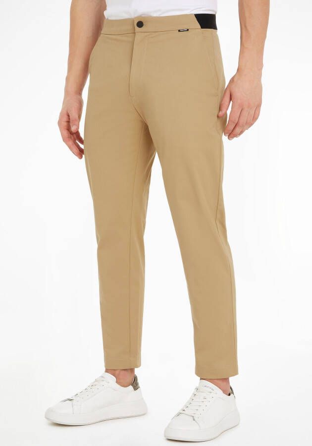 Calvin Klein Stijlvolle Broeken voor Mannen en Vrouwen Beige Heren