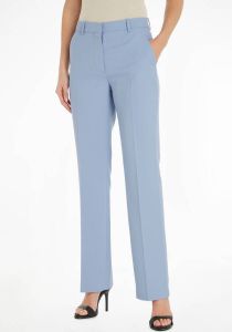 Calvin Klein Wo swear Straight fit stoffen broek met persplooien model 'ESSENTIAL'