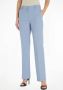 Calvin Klein Womenswear Straight fit stoffen broek met persplooien model 'ESSENTIAL' - Thumbnail 2
