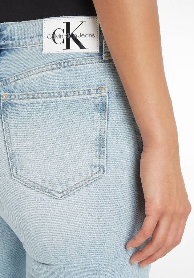 Calvin Klein Straight jeans HIGH RISE STRAIGHT in 5-pocketsstijl