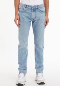 Calvin Klein Jeans Straight fit jeans met labeldetails model 'AUTHENTIC'