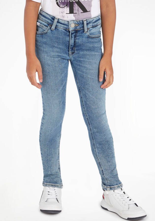 Calvin Klein Stretch jeans MR SKINNY LIGHT BLUE SNAKE