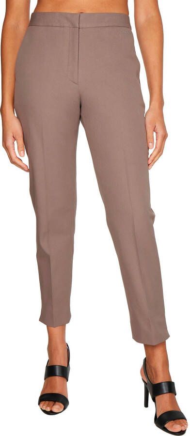 Calvin Klein Stretchbroek STRETCH GABARDINE SLIM PANT met 3d-logo bij de band