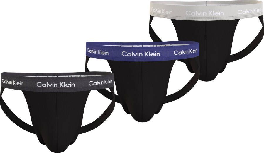 Calvin Klein Underwear Suspensoir met elastische logoband in een set van 3 stuks