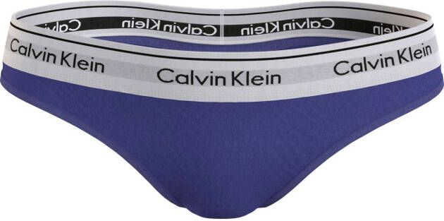 Calvin Klein Dames String Modern Cotton String Blauw