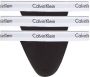 Calvin Klein T-string THONG 3PK met elastische logo-band (3 stuks Set van 3) - Thumbnail 1