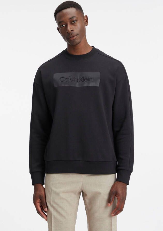 Calvin Klein Heren Uomoero Sweatshirt Stijlvol en Comfortabel Black Heren