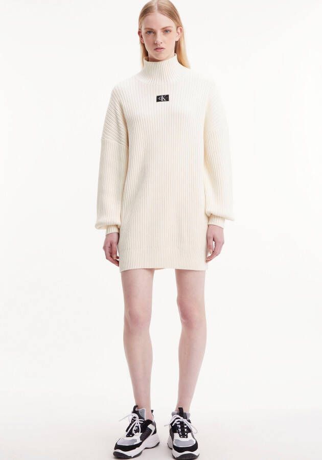 Calvin Klein Sweatjurk BADGE LOOSE SWEATER DRESS