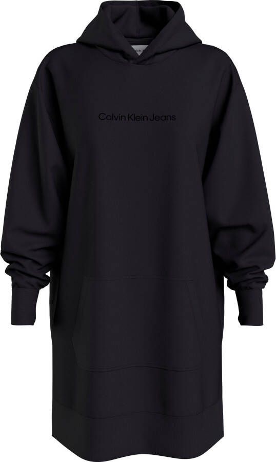 Calvin Klein Sweatjurk met een capuchon