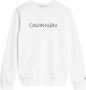 Calvin Klein Jeans sweater van katoen wit Logo 140 - Thumbnail 3