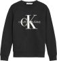 Calvin Klein Jeans sweater van biologisch katoen zwart Logo 152 - Thumbnail 2