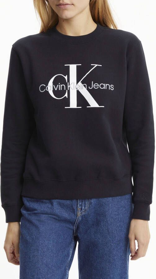 Calvin Klein Sweatshirt CORE MONOGRAM SWEATSHIRT met jeans logo-opschrift & monogram