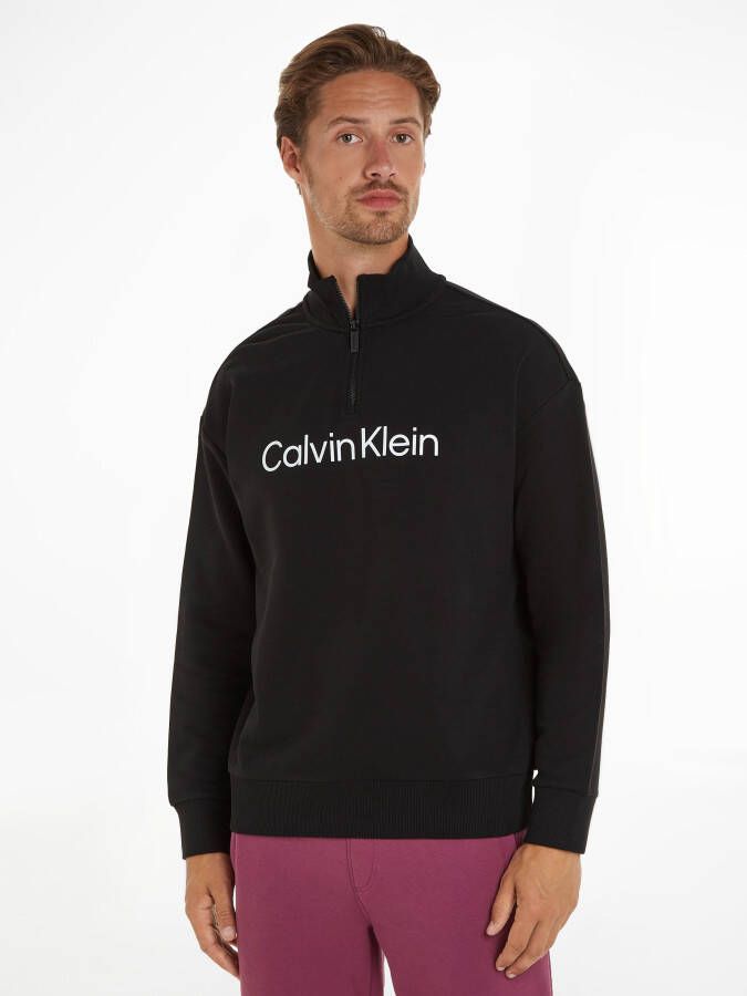 Calvin Klein Sweatshirt HERO LOGO COMFORT QUARTER ZIP met een ritssluiting bij de kraag