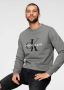 CALVIN KLEIN JEANS sweater Iconic met logo mid grey heather - Thumbnail 2