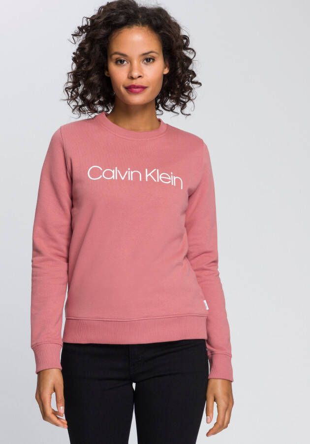 Calvin Klein Sweatshirt LS CORE LOGO HWK met -logo-opschrift