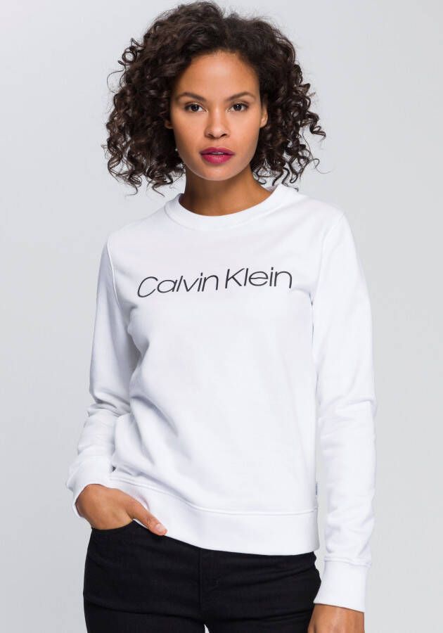 Calvin Klein Sweatshirt LS CORE LOGO HWK met -logo-opschrift