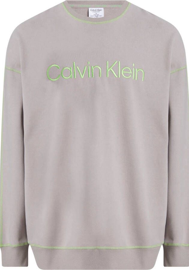 Calvin Klein Sweatshirt L S SWEATSHIRT met contrasterende stiksels